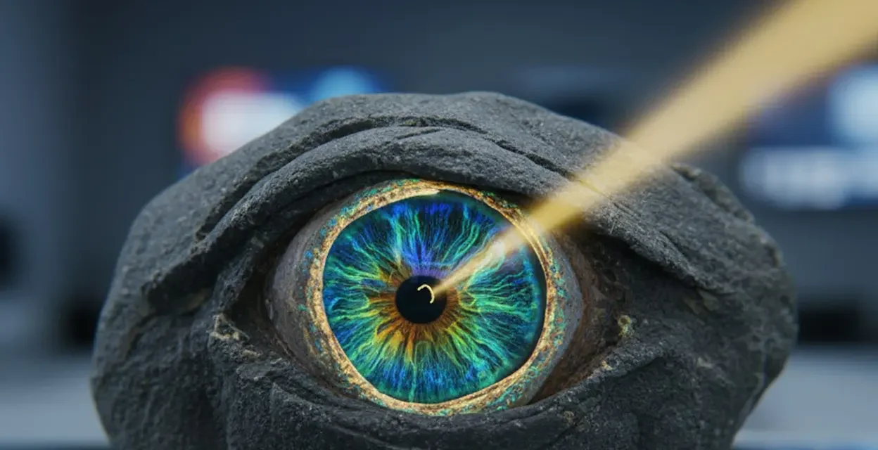 Paleontoloji Fosil Jamoytius Lasanius X-Işını Kalsiyum Fosfor