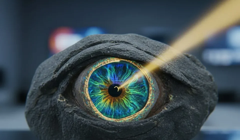 Paleontoloji Fosil Jamoytius Lasanius X-Işını Kalsiyum Fosfor