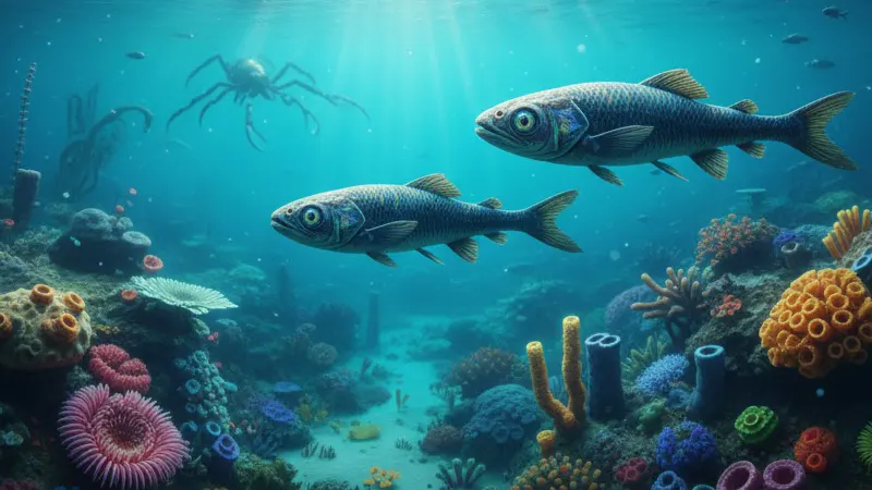 Paleontoloji Fosil Jamoytius Lasanius X-Işını Kalsiyum Fosfor